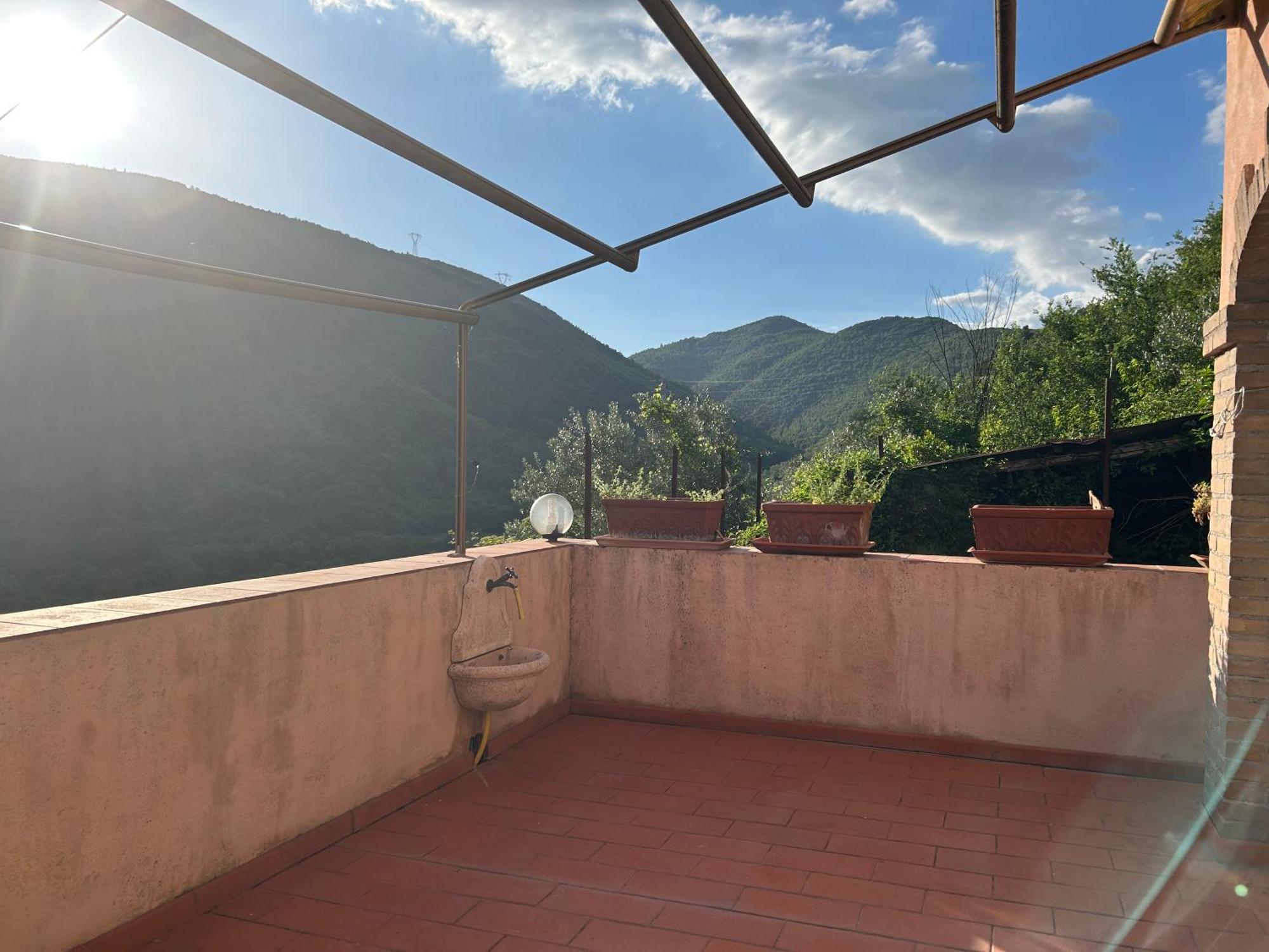 Casa Belvedere A Valle San Martino Di Spoleto Buitenkant foto